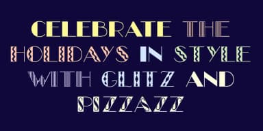 GLITZY by Ingrimayne Type — Decorative Font — thumbnail 3