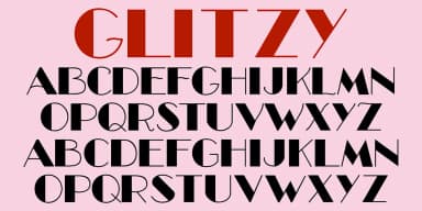 GLITZY by Ingrimayne Type — Decorative Font — thumbnail 4