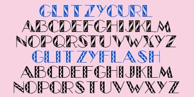 GLITZY by Ingrimayne Type — Decorative Font — thumbnail 5