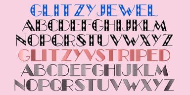GLITZY by Ingrimayne Type — Decorative Font — thumbnail 6
