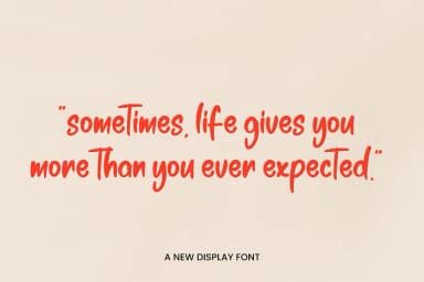 Glustery by Ayska — Script Handwritten Font — thumbnail 4