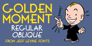 GOLDEN MOMENT JNL by Jeff Levine Fonts — Decorative Font — thumbnail 1