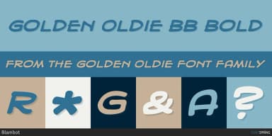 GOLDEN OLDIE by Blambot — Decorative Font — thumbnail 3