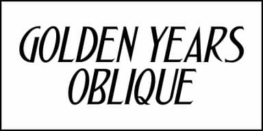 GOLDEN YEARS JNL by Jeff Levine Fonts — Decorative Font — thumbnail 4