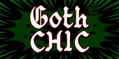 Goth Chic by Comicraft — Blackletter Font — thumbnail 1
