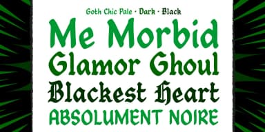 Goth Chic by Comicraft — Blackletter Font — thumbnail 2
