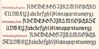 Gothamburg by Ingrimayne Type — Blackletter Font — thumbnail 5