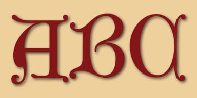 GOTHIC INITIALS by Gerald Gallo Fonts — Blackletter Font — thumbnail 3