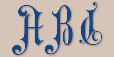 GOTHIC INITIALS by Gerald Gallo Fonts — Blackletter Font — thumbnail 4