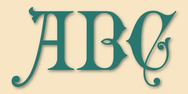 GOTHIC INITIALS by Gerald Gallo Fonts — Blackletter Font — thumbnail 6