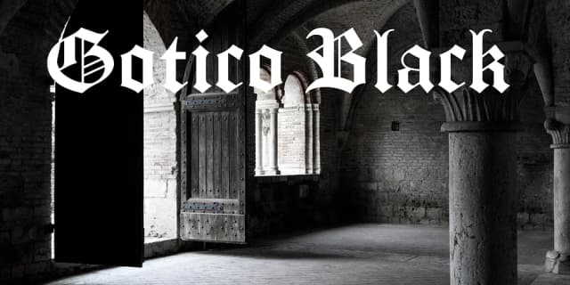 Gotico Black by FontHaus — Blackletter Font