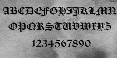 Gotico Black by FontHaus — Blackletter Font — thumbnail 4