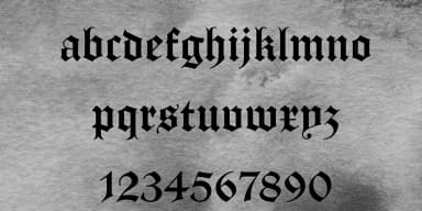 Gotico Black by FontHaus — Blackletter Font — thumbnail 5