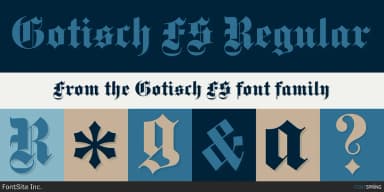 Gotisch FS by FontSite Inc. — Blackletter Font — thumbnail 1