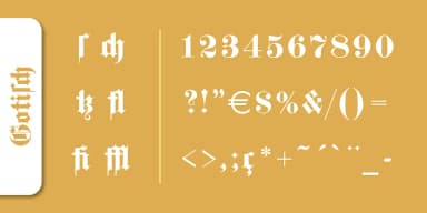Gotisch Pro by SoftMaker — Blackletter Font — thumbnail 3