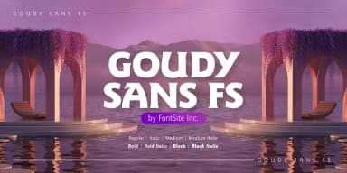 Goudy Sans FS by FontSite Inc. — Decorative Font — thumbnail 1