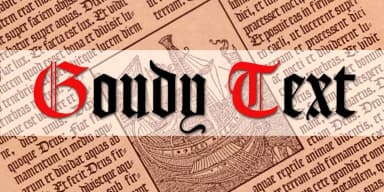 Goudy Text CT by CastleType — Blackletter Font — thumbnail 1