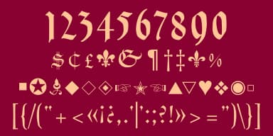 Goudy Text CT by CastleType — Blackletter Font — thumbnail 6