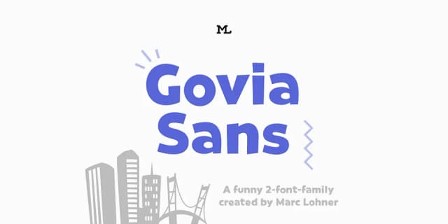 Govia Sans by Marc Lohner — Decorative Font