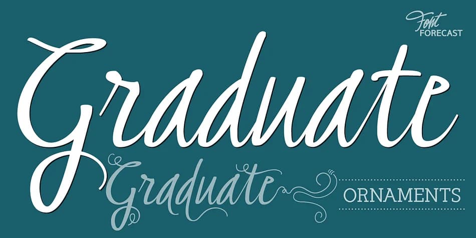 Graduate by Fontforecast — Dingbats Font