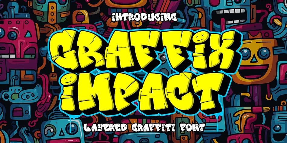GRAFFIX IMPACT by Cikareotype Studio — Decorative Font