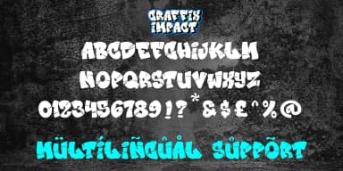 GRAFFIX IMPACT by Cikareotype Studio — Decorative Font — thumbnail 2