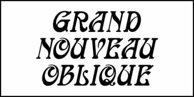Grande Nouveau by Jeff Levine Fonts — Decorative Font — thumbnail 4