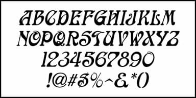 Grande Nouveau by Jeff Levine Fonts — Decorative Font — thumbnail 5