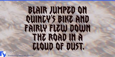 GRAVEBLADE by Typodermic Fonts Inc. — Blackletter Font — thumbnail 3