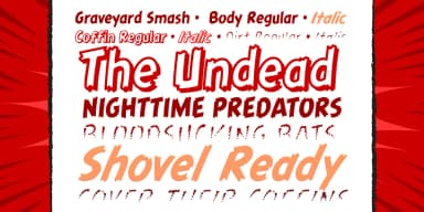 Graveyard Smash by Comicraft — Decorative Font — thumbnail 2