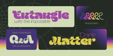 Gravity Shift by Gleb Guralnyk — Decorative Font — thumbnail 2