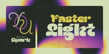 Gravity Shift by Gleb Guralnyk — Decorative Font — thumbnail 3