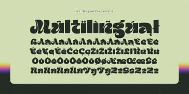 Gravity Shift by Gleb Guralnyk — Decorative Font — thumbnail 7