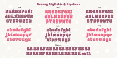 Greasy Bubble Font by madeDeduk — Decorative Font — thumbnail 7