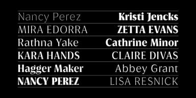 Griggs Flare by Seniors Studio — Decorative Font — thumbnail 5