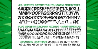 GRIMLY FIENDISH by Comicraft — Decorative Font — thumbnail 3