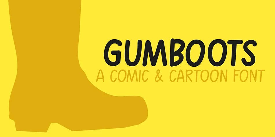 GUMBOOTS by Hanoded — Decorative Font