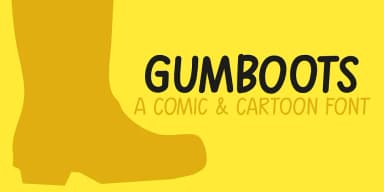 GUMBOOTS by Hanoded — Decorative Font — thumbnail 1