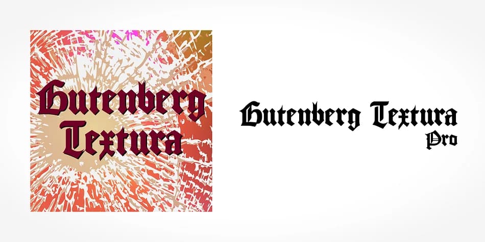 Gutenberg Textura Pro by SoftMaker — Blackletter Font