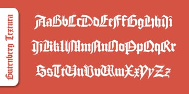 Gutenberg Textura Pro by SoftMaker — Blackletter Font — thumbnail 2