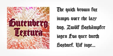 Gutenberg Textura Pro by SoftMaker — Blackletter Font — thumbnail 4