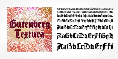 Gutenberg Textura Pro by SoftMaker — Blackletter Font — thumbnail 5