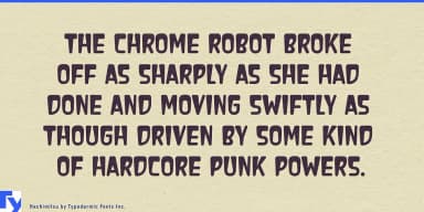 HACHIMITSU by Typodermic Fonts Inc. — Decorative Font — thumbnail 3