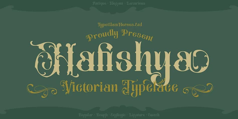 Hafishya by TypeClassHeroes — Decorative Font