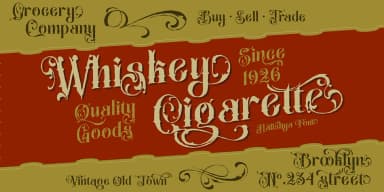 Hafishya by TypeClassHeroes — Decorative Font — thumbnail 5