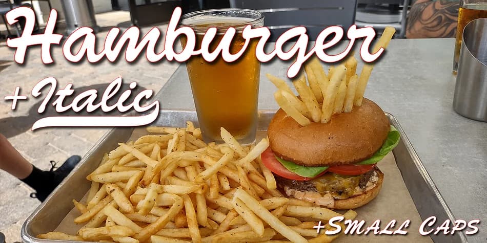 Hamburger by FontMesa — Script Handwritten Font