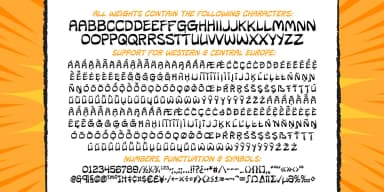 HAMMER HORROR by Comicraft — Decorative Font — thumbnail 3