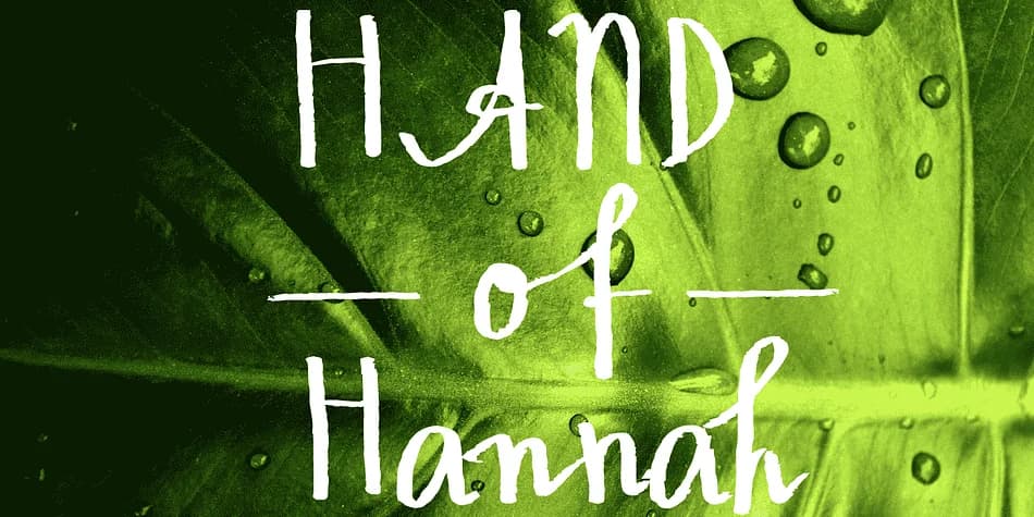 Hand of Hannah by Typo Graphic Design — Dingbats Font