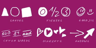 Hand Writing of Janina by Typo Graphic Design — Dingbats Font — thumbnail 2