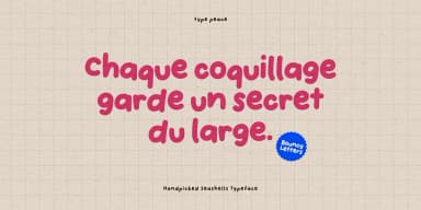 Handpicked Seashells by type peace — Decorative Font — thumbnail 6